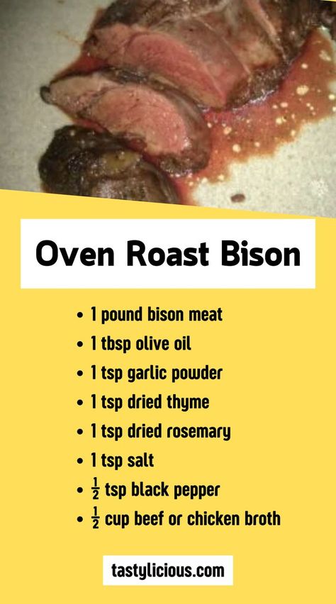 bison recipes healthy | traditional bison recipes | bison meat recipes | healthy bison recipes | keto recipes dinner | healthy gut recipes | keto diet recipes | yummy food Healthy Bison Recipes, Bison Roast, Bison Meat Recipes, Meat Recipes Healthy, Bison Chili, Family Dinner Menu, Gut Recipes, Bison Recipes, Healthy Gut Recipes