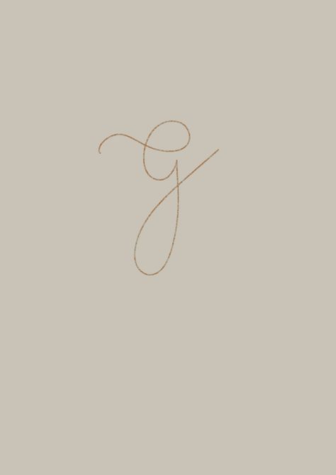 Small G Tattoo, Cursive G Tattoo, G Initial Tattoo, G Tattoo Letter Design, G Letter Tattoo, Gg Tattoo, Gabriel Tattoo, Tattoos Minimal, Dainty Tattoo