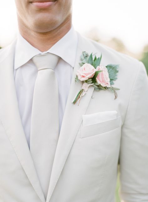 Groom Present From Bride, Soft Pink Bouquet, Groom Present, White Wedding Suit, Grooms Suit, Light Pastel Pink, Wedding Tux, Custom Wedding Gown, Wedding Suits Groom