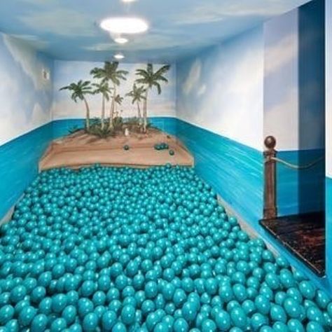 A E S T H E T I C on Instagram: “What is the point - - - #poolcore #poolcoreaesthetic #liminalspace #liminalspaces #backrooms #aesthetic #ａｅｓｔｈｅｔｉｃ #pastelaesthetic…” Ball Pit For Adults, Ball Pit Room, Kids Ball Pit, Cape Cod Style House, Things To Do At Home, Beach Room, Sensory Room, Salou, Indoor Playground