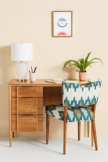 Quincy Nightstand | Anthropologie Unique Office Furniture, Work From Home Setup, Small Space Storage Solutions, Setup Inspiration, Home Setup, Three Drawer Dresser, Wall Mounted Bookshelves, Small Dresser, Hanging Furniture