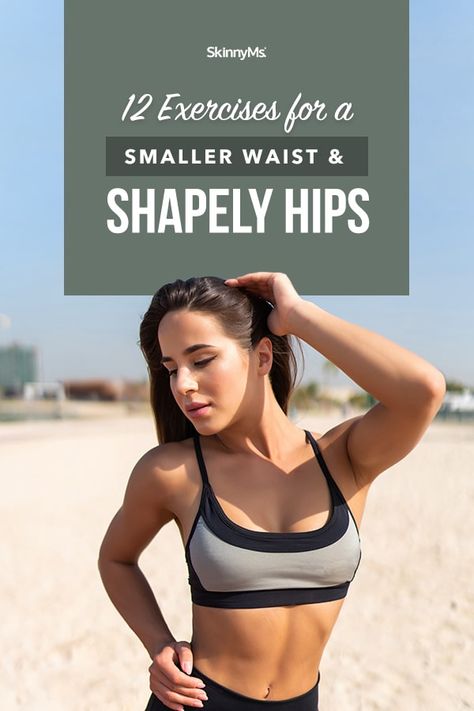 Exercises For Hips And Waist, Workout For Hips And Waist, Hip Workout Smaller, Exercises For Smaller Waist, Exercises For A Smaller Waist, Small Waist Exercises, Smaller Waist Workout, Easy Workouts For Beginners, Small Waist Workout