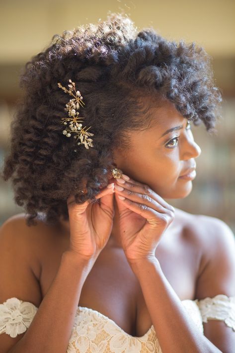 Bridal Hairstyle Inspiration For Black Women Natural Hairstyles For Black Women, Natural Hair Wedding, Black Wedding Hairstyles, Natural Wedding Hairstyles, Natural Hair Bride, Bridal Hair Inspiration, 4c Hair, Hairstyles For Black Women, 4c Hairstyles