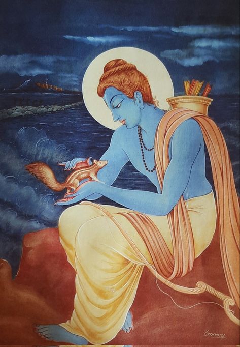 Shree Ramji Painting, Lord Rama Paintings, Bhagwan Ram, सीता राम, Childhood Images, Rama Image, Ram Ji, Lord Rama Images, श्री राम