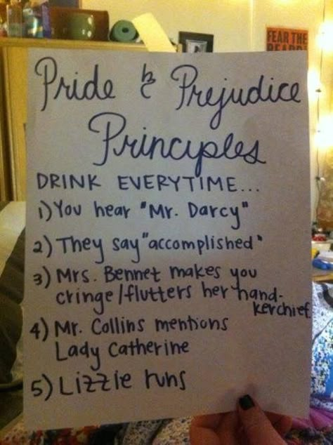 Jane Austen Pride And Prejudice Party, Mvmt Watches, Jane Austin, Watches For Sale, Drinking Game, Mr Darcy, Power Dressing, Drinking Games, Book Memes