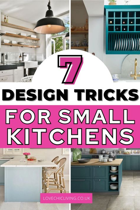 Don't let a small kitchen space limit your decor dreams. Our guide provides seven essential design tips to turn your compact kitchen into a stylish and functional area. Explore innovative ideas for storage, color schemes, and layout that make the most of your space. Perfect for anyone looking to revitalize their kitchen decor while working with limited square footage. Click to read the full article for inspiration and practical solutions. How To Decorate A Small Kitchen, Very Small Kitchen Ideas, Compact Kitchen Ideas, Compact Kitchen Design, Minimalist Window, Tiny Kitchen Design, Kitchen Queen, Square Kitchen, Small Kitchen Ideas