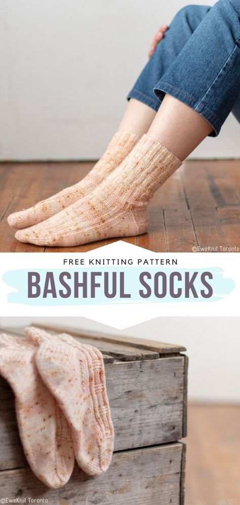 Pretty Basic Socks - Free Knitting Patterns Knit Socks Tutorial, Knit Socks Pattern, Sock Yarn Knitting Patterns, Socks Free Knitting Pattern, Basic Socks, Knitted Socks Free Pattern, Cable Knit Socks, Knitting Patterns Free Beginner, Cloth Pattern