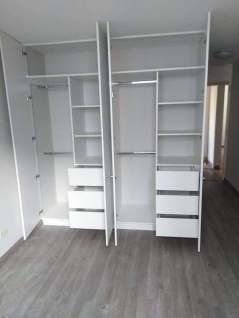 White Closets, Latest Wardrobe Designs, Ideas De Closets, Wardrobe Design Ideas, Bedroom Cupboards, Bedroom Cupboard, Closet Design Layout, Closet Renovation, Bedroom Cupboard Designs