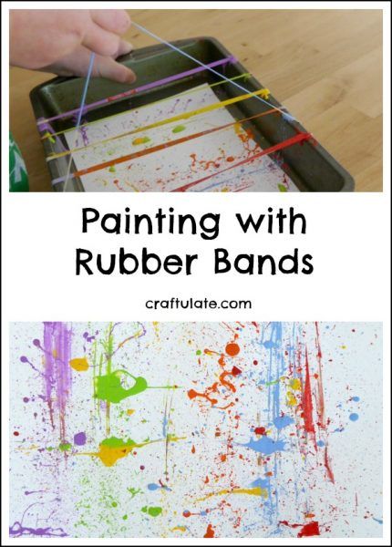 Have your kids tried painting with rubber bands? This messy process art activity is a lot of fun! Spin Painting, Owl Craft, Sensory Art, Messy Art, Kids Painting, Art Process, Winter Craft, Art Activity, Easy Art