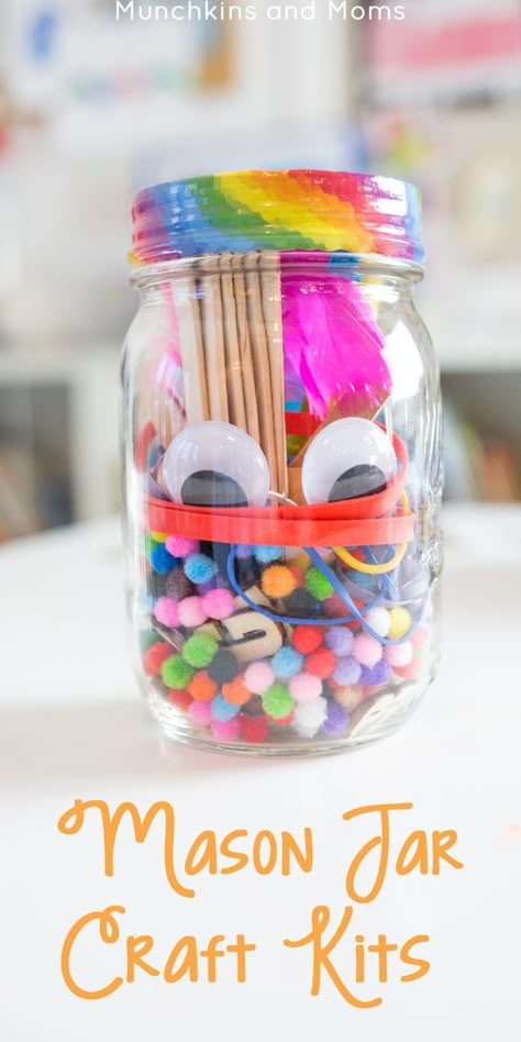 Tombola Ideas, Olive Desk, Crafting Kits, Mason Jar Craft, Mason Jar Projects, Rainy Day Crafts, Diy Jar Crafts, Moms Crafts, Toy Gifts