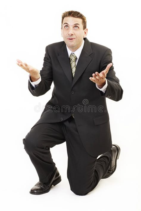 Business Man Stock Photo, Business Man Reference, Guy On Knees, Man On Knees Pose Drawing, Praying On Knees, Babygirl Poses, Praying Pose Reference, Man On Knees, On Knees Pose