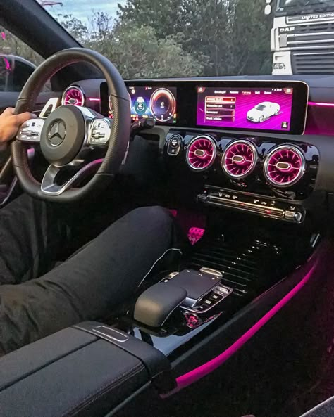 Mercedes Amg Pink Interior, Mercedes Benz Amg Inside, Mercedes Benz Amg Interior, Cla250 Mercedes Benz, E300 Mercedes Benz, Cla 250 Mercedes, Cla Mercedes Benz, Mercedes Benz Inside, Mercedes Inside