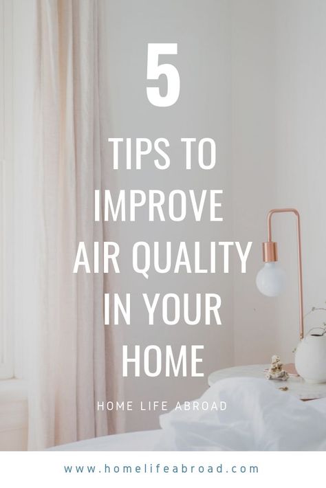 A stuffy home is an uncomfortable home. Keep it fresh with these 5 special tips to improve the air quality in your home! #airquality #home #house #health #freshair #cleanair Diy Renovation Ideas, Home Maintenance Schedule, Farmhouse Side Table, Cute Dorm Rooms, Indoor Air Quality, Farmhouse Living, Home Maintenance, Indoor Air, Renovation Ideas