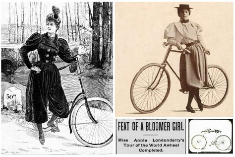 Annie Londonderry Trek Travel Cycling Vacations Annie Londonderry, Female Equality, Women Cyclists, I Want To Ride My Bicycle, Londonderry, Vintage Bike, Cycling Fashion, Cycling Women, Roller Skates