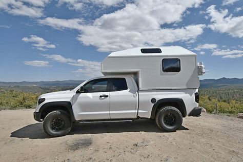 AT Overland Equipment Unveils Aterra Truck Topper - Expedition Portal Camper Jacks, Truck Topper, Truck Conversion, Truck Bed Rails, Pop Up Truck Campers, Truck Toppers, Stealth Camping, Truck Bed Camping, Camper Build