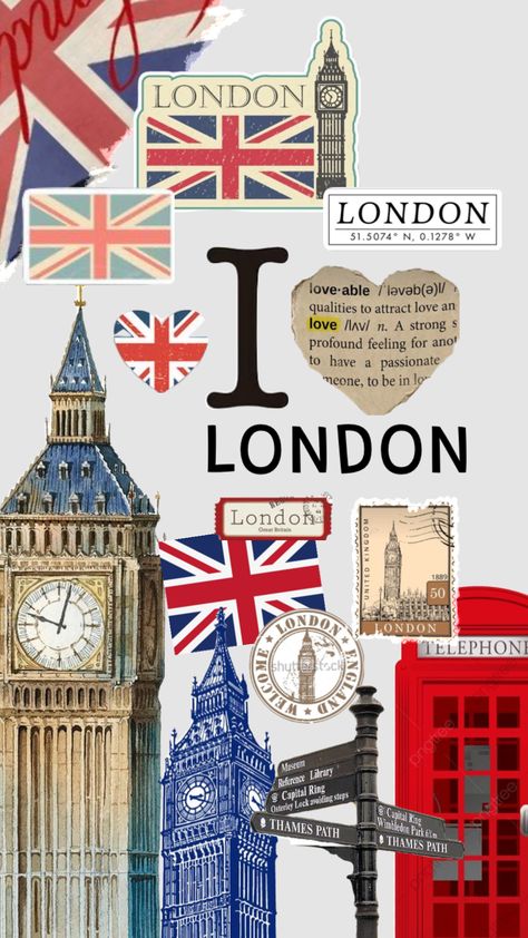 London Lifestyle Aesthetic, Ref Wallpaper, England Wallpaper, London Scrapbook, Europe Scrapbook, British Wallpaper, Europe Wallpaper, London Birthday, England Poster