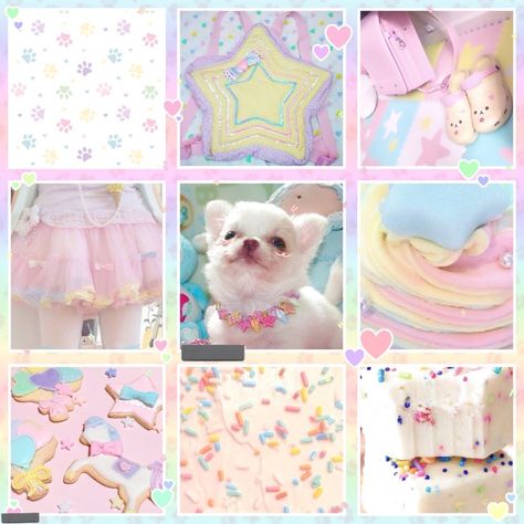 Sleepy Moodboard, Funfetti Aesthetic, Cutecore Moodboard, Puppycore Aesthetic, Preppy Mood Board, Pink Moodboard Aesthetic, Aesthetic Picture Collage, Pastel Mood Board, Pink Fairy Aesthetic