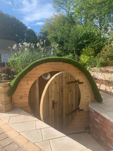 Shire in Glanmire (Hobbit House Sauna) - Modern - Garden - Cork - by John Egan Construction Ltd | Houzz UK Hobbit House Garden, House Sauna, Hobbit Garden, Zen Den, Hobbit House, Contemporary Garden, The Zen, Garden Photos, Landscape Projects