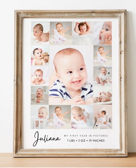 Introducing Our Baby Photo Collage for First Birthdays in Canva Frames!

Celebrate your little one’s first birthday by capturing and cherishing their earliest moments with our Baby Photo Collage, designed especially for this milestone occasion!

This customizable template, featuring Canva Frames, makes it simple to showcase a selection of your favorite photos from your baby’s first year. From adorable milestones and joyful firsts to cherished family moments, our collage template provides the perfect setting to highlight them all. Baby Photo Collages, Canva Frames, Collage Gift, Photo Collage Gift, Photo Collage Template, Collage Template, Family Moments, Baby Photo, Our Baby