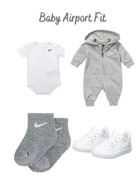 Baby Nike Outfits, Baby Nike Outfit, Baby Boy Clothes Nike, Nike Baby Clothes, Airport Outfit Ideas, Kids Outfits Daughters, Baby Boy Winter Outfits, Airport Fit