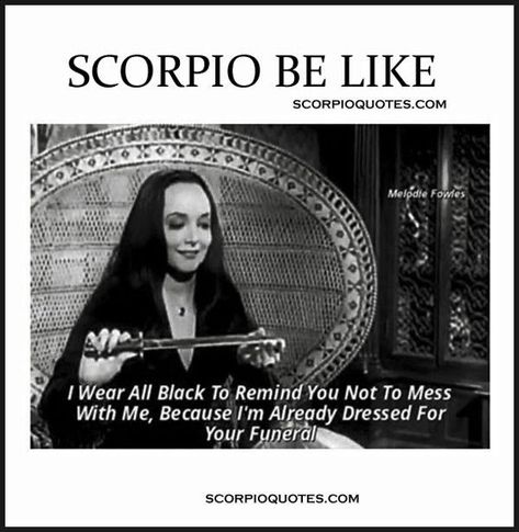 scorpio wear all black memes Scorpio Meme, Zodiac Mind Scorpio, Scorpio Funny, Zodiac Quotes Scorpio, Astrology Scorpio, Scorpio Traits, Scorpio Zodiac Facts, Scorpio Quotes, Zodiac Signs Scorpio