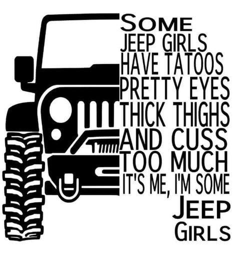 Jeep Shirts Womens Vinyl, Cricut Jeep Decals Vinyls, Jeep Sayings Quotes, Jeep Svg Files Free, Jeep Shirt Ideas, Wrangler Camping, Jeep Wrangler Camping, Jeep Swag, Jeep Names