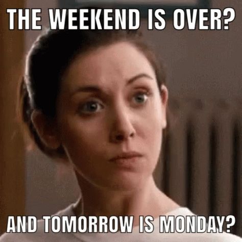 Monday Weekend GIF - Monday Weekend Shocked - Discover & Share GIFs Weekend Gif, Sunday Meme, Mood Gif, Monday Sucks, Unconditional Love Quotes, Tomorrow Is Monday, Monday (quotes), Monday Humor, Hate Mondays