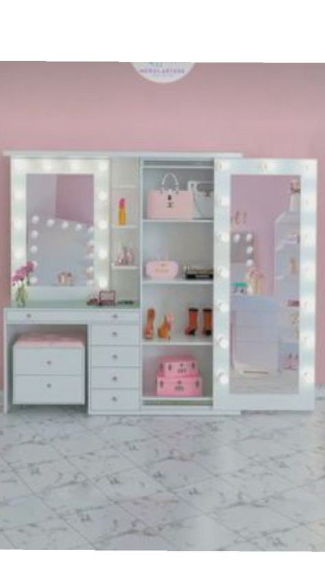 Bedroom Vanity Set, Stylish Room Decor, Bedroom Ideas For Small Rooms Diy, Dressing Room Decor, White Room Decor, Diy Room Decor For Teens, Classy Bedroom, Cute Diy Room Decor, Bedroom Decor Inspiration