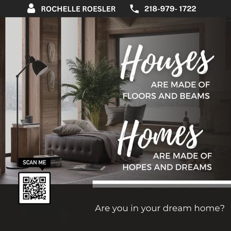 What does it take for a house to become a home to you? 🏡🏡 Rochelle Roesler Broker Associate Century 21 FM Realty 📞218.979.1722 📩FMHomePros.com Start your Home search on 1 easy to use site: www.fmhomepros.com/ #Century21 #fargomoorhead #fargond #gobison #houseforsaleinsouthfargo #justlistedforsaleinfargo #moorheadrealestate #fargorealestate #fargorealestateagent #moorheadrealestate #moorheadrealestateagent #Century21fmrealty Saturday Real Estate, Real Estate Marketing Quotes, Real Estate Slogans, Real Estate Marketing Plan, Real Estate Exam, Brochure Design Layouts, Interior Design Quotes, Real Estate Marketing Design, Real Estates Design