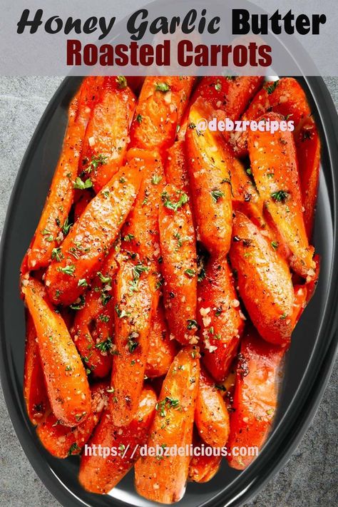 honey garlic butter roasted carrots, honey garlic sauce Honey Garlic Carrots Roasted, Honey Garlic Glazed Carrots, Garlic Butter Carrots Roasted, Honey Roasted Garlic Carrots, Honey Glazed Carrots Oven, Healthy Honey Roasted Carrots, Honey Garlic Carrots, Honey Garlic Butter Carrots, Honey Garlic Roasted Carrots