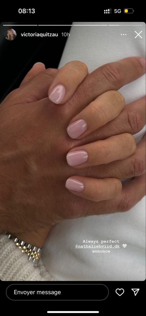 Short nails nude colour nail inspo 2033 Very Short Summer Nails 2024, Short Nails Clean Look, Wedding Nails Short Almond, Basic Manicure Natural, Natural Nails Short Nail Bed, Natural Nails With Polish, Glittery Nails Short, Pretty Short Nails Natural, Short Minimal Nails