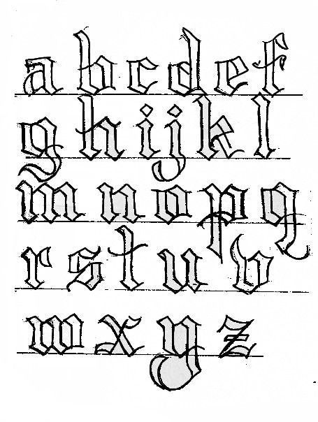 Old School Handwriting, Street Letters Graffiti, Old Lettering Fonts, Cool Letter Drawings, How To Draw Old English Letters, Letters Styles Design, Different Types Of Fonts Letters Style, Cursive Graffiti Letters, Old School Letters Drawings