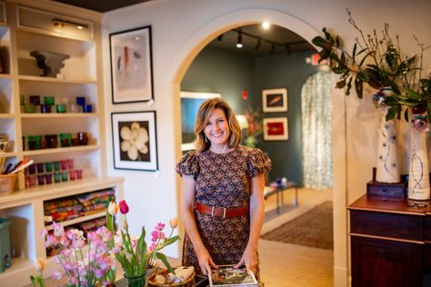 A New Era for Reed Smythe & Company – Garden & Gun Julia Reed, French Sideboard, Tiny Shop, Pet Spa, Bamboo Chair, Garden Show, Love Actually, Antique Mirror, Wall Colors