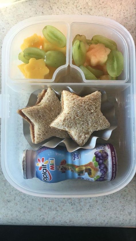 Kids Lunch Picky Eater, Bento Box Lunch Cute, Cute Lunch Ideas For Kids, Food For School Lunches, Simple Healthy Lunches, Cute Lunch Ideas, Tiny Meals, Preschool Lunch Box, Fun School Lunches