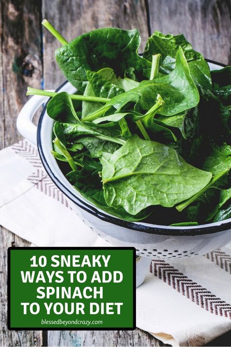 10 Sneaky Ways to add Spinach to your Diet - Spinach Food, High Fiber Vegetables, Spinach Benefits, Cooking Spinach, Raw Spinach, Green Juice Recipes, Hidden Veggies, Sugar Level, Spinach Recipes