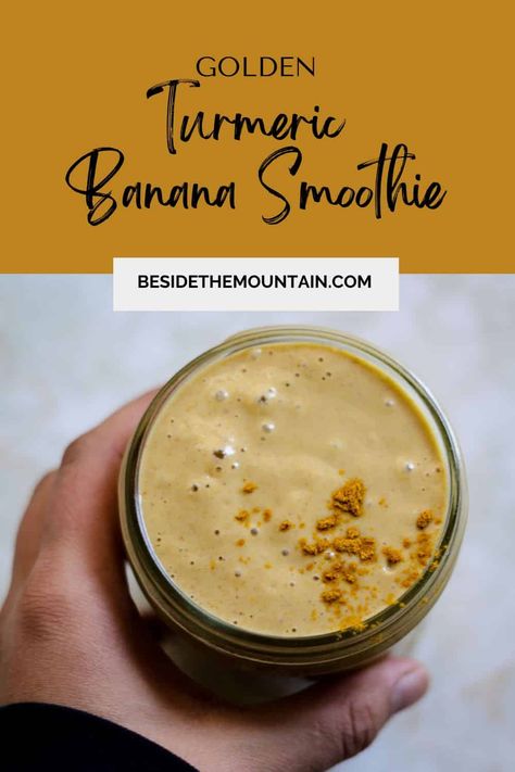 Revitalize your body and boost your energy with this delicious and healthy Turmeric Banana Smoothie! Enjoy the sweetness of bananas combined with the earthy tones of turmeric, ginger, and cinnamon in a creamy and nutritious smoothie. With this easy recipe, you can make a delicious and nutritious treat that is perfect for any time of the day. Banana Juice Recipe, Energizing Snacks, Turmeric Drink, Turmeric Smoothie, Energy Booster, Ginger Smoothie, Nutritious Smoothies, Ginger And Cinnamon, Turmeric Benefits