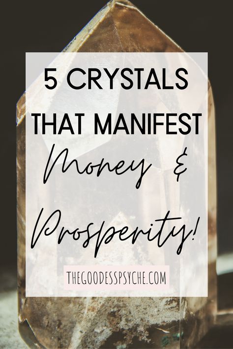 Crystals For Money And Success, Crystals That Attract Money, Crystals To Attract Money, Crystals For Money Wealth, Crystals Guide, Witch Spells, Energy Frequency, Money Abundance, Metaphysical Spirituality