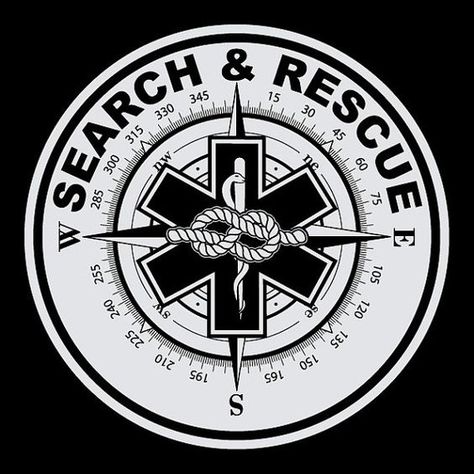 logo design, illustrator, book layout by donnaadam Firefighter Emt, Reflective Decals, Water Rescue, Rescue Team, Search And Rescue, Car Decals Vinyl, Paramedic, Compass Tattoo, Car Decals