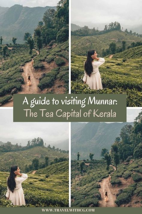 A Complete Travel Guide to Munnar: The Tea Capital of Kerala, India Outfit Ideas For Kerala Trip, Munnar Outfit Ideas Women, Kerala Trip Outfit Ideas, Kerala Outfits Travel, Kerala Vacation Outfits, Munnar Outfit Ideas, Kerala Travel Outfit, Kerala Trip Outfits Women, Kerala Outfits Women Travel