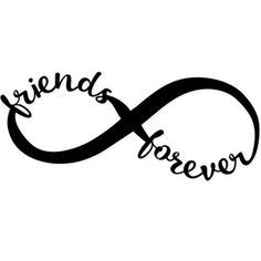 Friends Word Calligraphy, Best Friend Calligraphy, Friends Forever Tattoo, Best Friends Silhouette, Friends Calligraphy, Friends Lettering, Meaningful Word Tattoos, Forever Tattoo, Bff Tattoos