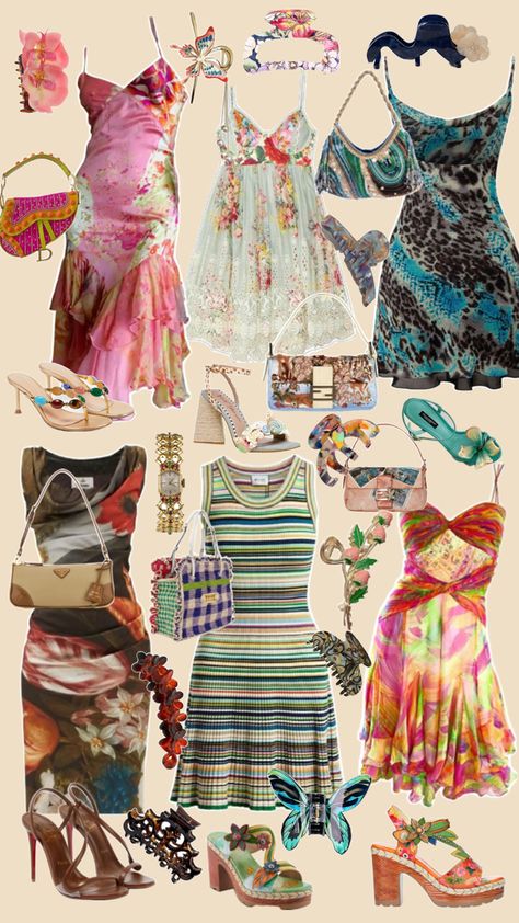 Summer Outfits Maximalist, Maximalist Summer Outfits, Maximalist Dress, Maximalist Outfit, Maximalist Outfits, Colorful Maximalist, Clothing Drawing, To Express Your Feelings, Summer 25