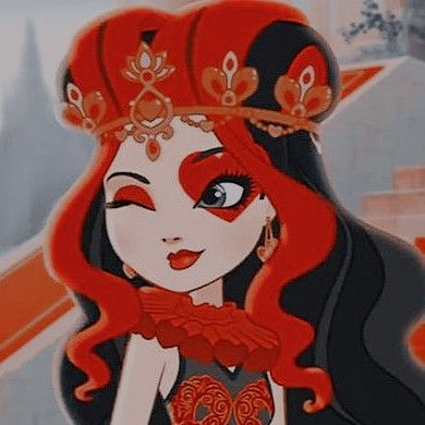 Lizzy Hearts, Queen Of Hearts Halloween, Ever After High Icons, Lizzie Hearts, Apple White, Cartoon Icons, High Art, Cartoon Profile Pics, Animated Icons