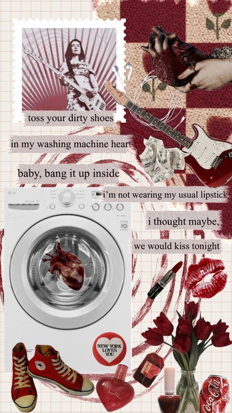 Washing Machine Heart Poster, Mitski Collage Wallpaper, Mitski Themed Wallpaper, Washing Machine Heart Aesthetic, Mitski Wallpaper Iphone, Mitski Wallpaper Aesthetic, I Heart Mitski, Mitski Collage, Washing Machine Heart Mitski