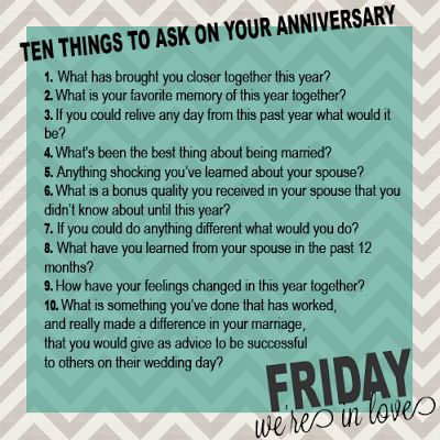 Friday We're In Love: 10 Questions to Ask Every Anniversary- see how your answers change as you grow old together! Anniversary Questions, Anniversary Traditions, Anniversary Games, Wedding Anniversary Quotes, Growing Old Together, Healthy Marriage, Anniversary Dates, 10 Year Anniversary