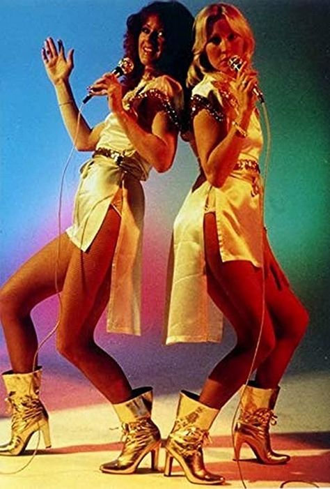 Amazon.com: Posterazzi DAP16 ABBA - Band Photo Print, 8 x 10, Multi: Posters & Prints Agnetha And Frida, Mode Disco, Abba Outfits, Frida Abba, Jeremy Sumpter, Abba Costumes, Frida Lyngstad, Disco Aesthetic, 1970s Art