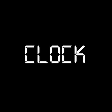 🖤☁️ Iphone Icon, App Icon, Clock, Writing, Black And White, White, Black, Color