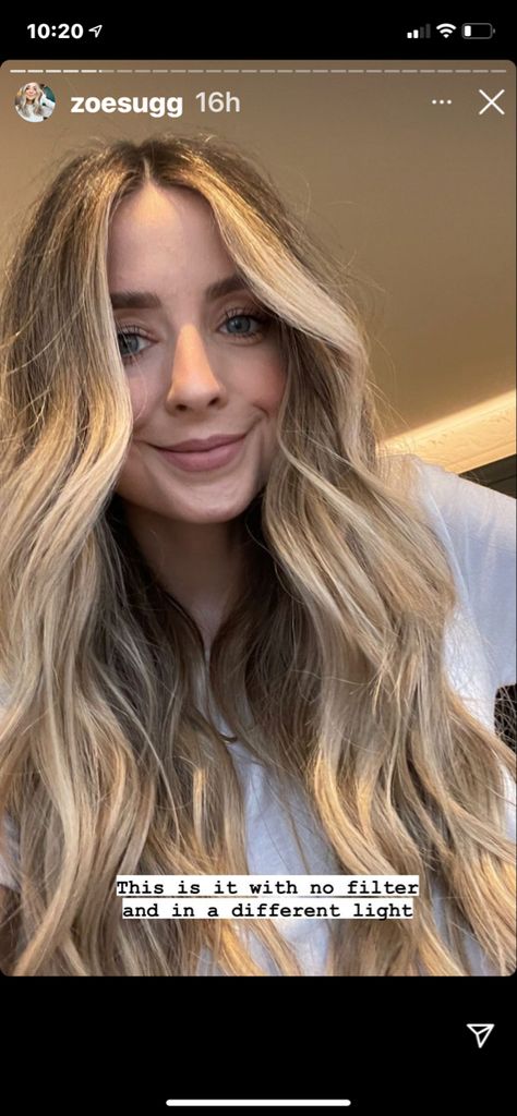 Zoe Sugg Hair, Zoella Hair, Alfie Deyes, Blonde Extensions, Zoe Sugg, Zoella, Brown To Blonde, Hair Inspiration Color, Different Light