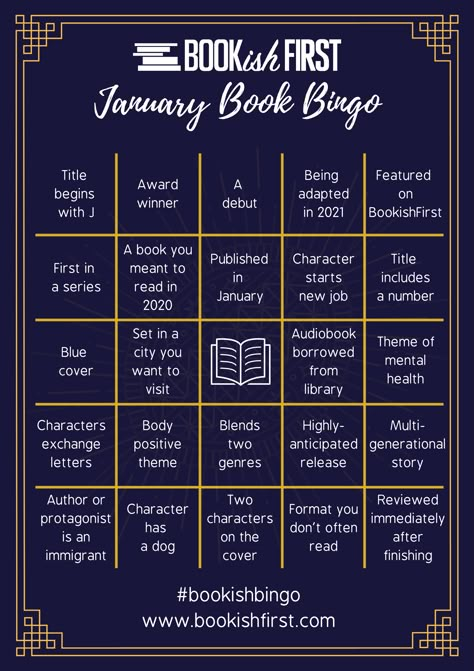 Are you ready to start the year with a round of Bookish Bingo? Join us in January and conquer your TBR! January 2024 Book Bingo, January Book Bingo, January Book Challenge, Book Bingo Challenge 2024, January Reading Challenge, Tbr Prompts, Journal Bingo, January List, Bingo Reading Challenge