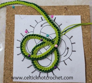 Celtic Crochet Patterns Free, Crochet Wicca, Crochet Pagan, Shamrock Crochet, Knot Weaving, Celtic Crochet, Crochet Celtic, Celtic Knot Crochet, Celtic Crafts