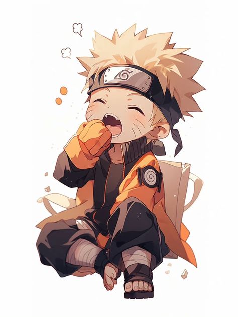 Naruto Mignon, Naruto Chibi, Kid Naruto, Naruto Uzumaki Hokage, Arte Do Kawaii, Naruto And Sasuke Wallpaper, Naruto Drawings, Chibi Anime Kawaii, Naruto Uzumaki Art